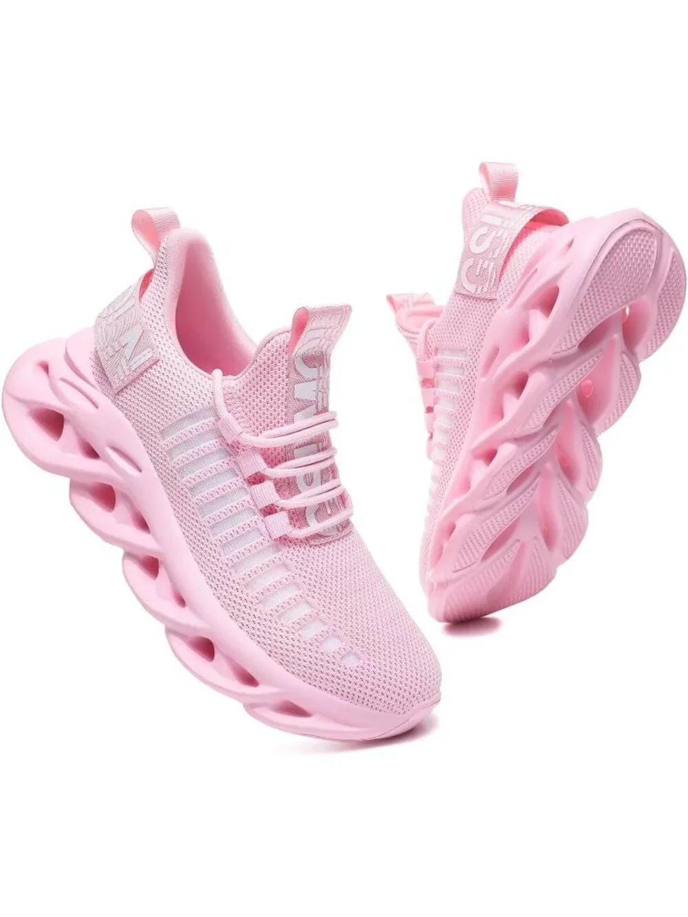 🆕Men's Light Pink Slip on Breathable Walking Shoes Ultra Lightweight Casual